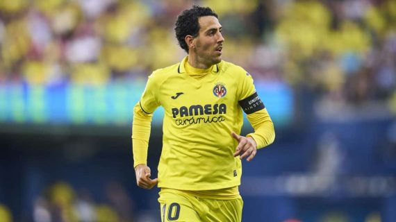 Dani Parejo con el Villarreal.