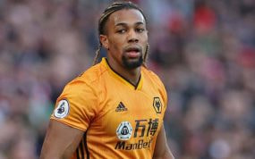Adama Traoré, en un partido del Wolverhampton.
