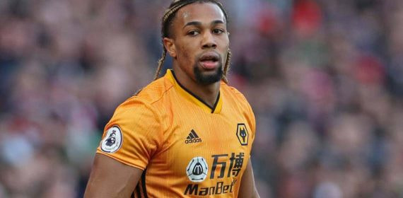 Adama Traoré, en un partido del Wolverhampton.