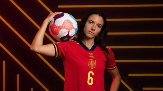 Aitana Bonmatí, jugadora del Barça y de la Selección, en la previa de la pasada Eurocopa.