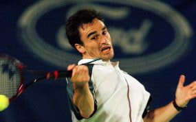 Alberto Berasategui, durante el Open de Australia 1998, cuando alcanzó los cuartos de final.