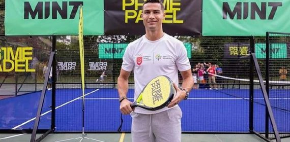 Cristiano Ronaldo durante el evento en Singapur.