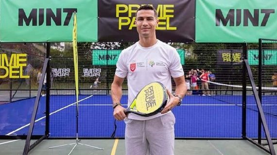 Cristiano Ronaldo durante el evento en Singapur.