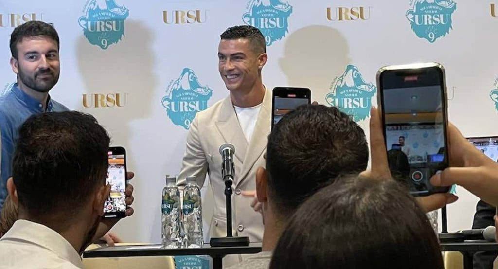 Cristiano Ronaldo, en un evento en Madrid.