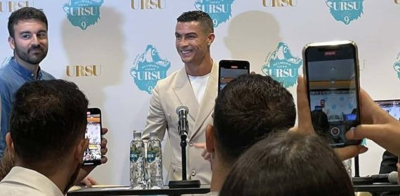 Cristiano Ronaldo, en un evento en Madrid.