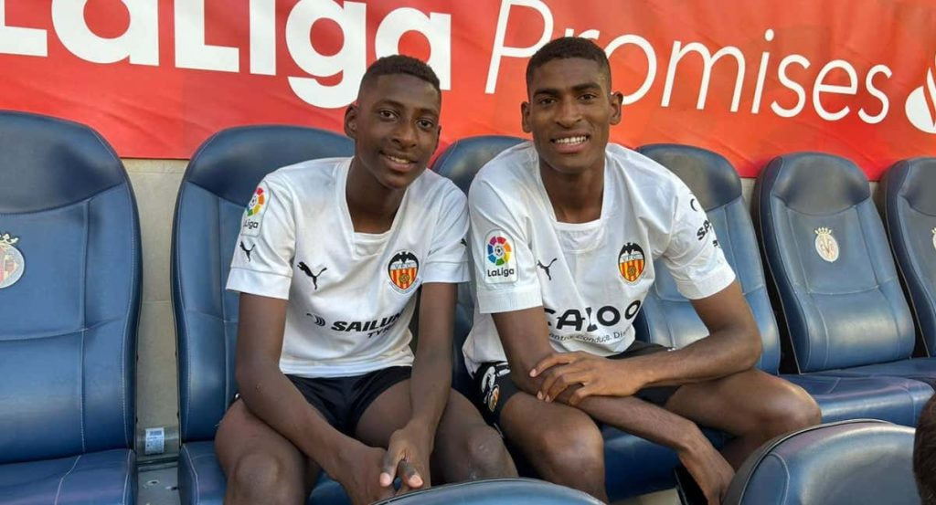 Yulian y Cristhian Mosquera, hermanos del Valencia.