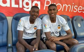 Yulian y Cristhian Mosquera, hermanos del Valencia.