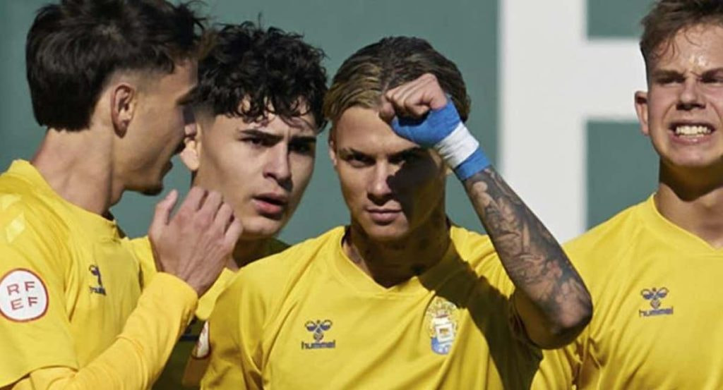Joel Domínguez, jugador de Las Palmas.