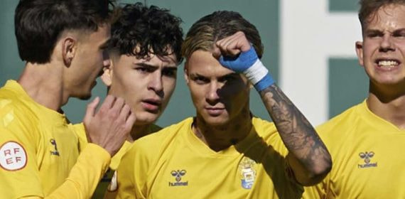 Joel Domínguez, jugador de Las Palmas.