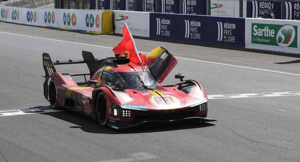 El Ferrari #51 ganador de las 24h de Le Mans.