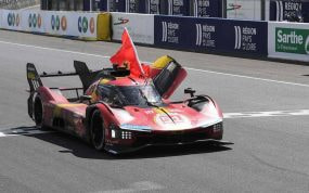 El Ferrari #51 ganador de las 24h de Le Mans.