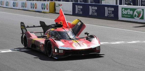 El Ferrari #51 ganador de las 24h de Le Mans.