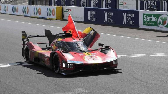 El Ferrari #51 ganador de las 24h de Le Mans.