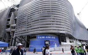 Recubrimiento del nuevo Santiago Bernabéu.
