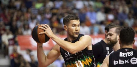Sulejmanovic, esta temporada con Bilbao Basket.