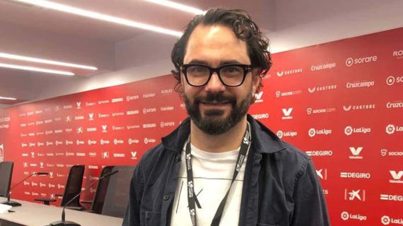 Víctor Orta en la entrevista con Relevo el pasado mes de marzo.