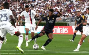 Jude Bellingham, ante el Milan.