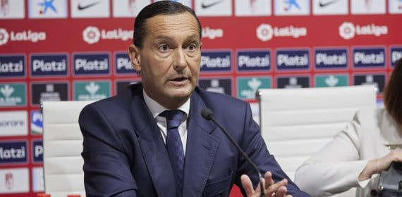 García Amado durante una rueda de prensa.