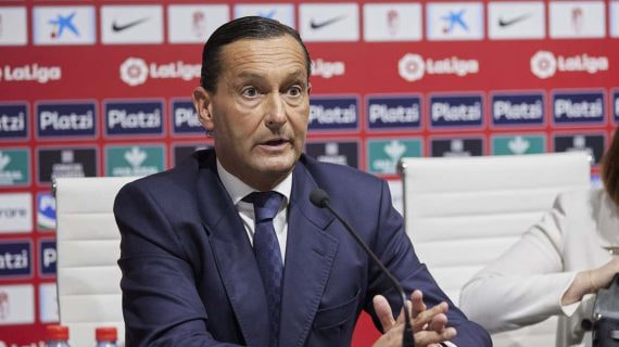 García Amado durante una rueda de prensa.