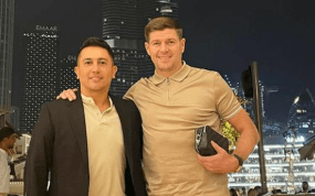 Jorge García y Gerrard, en Dubái.