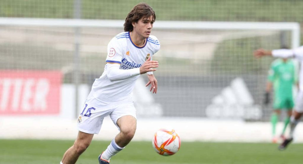 Julen Jon Guerrero, con el Real Madrid.