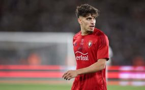 Abde durante la final de la Copa del Rey con Osasuna.