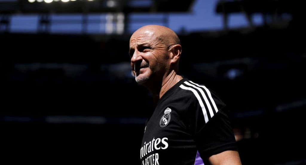 Antonio Pintus, en una imagen suya en el Bernabéu.
