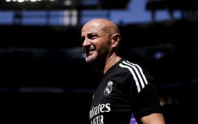 Antonio Pintus, en una imagen suya en el Bernabéu.