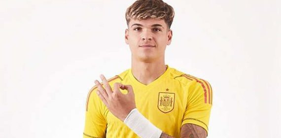Bruno Iribarne, durante la sesión de fotos previa al Europeo.