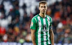 Sergio Canales, en un partido del Betis.