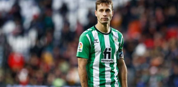 Sergio Canales, en un partido del Betis.