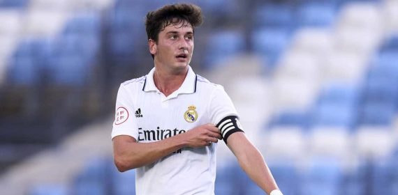 Carlos Dotor, en un partido con el Castilla.
