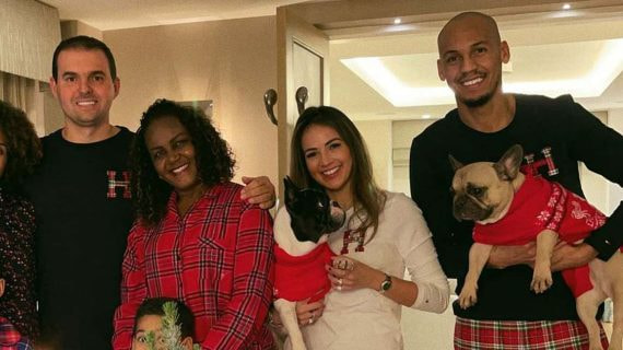 Fabinho con sus perros.