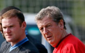 Roy Hodgson en su etapa con la selección inglesa.