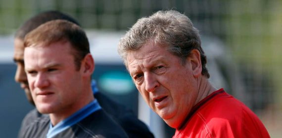 Roy Hodgson en su etapa con la selección inglesa.
