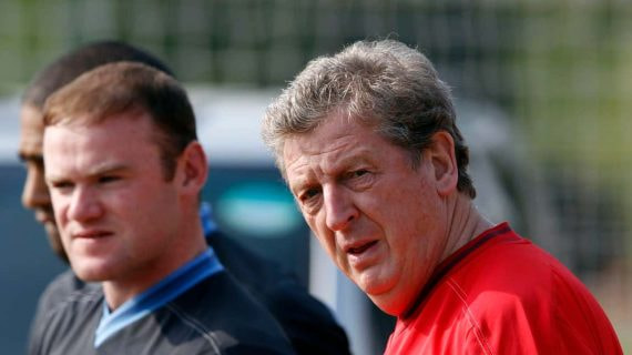 Roy Hodgson en su etapa con la selección inglesa.
