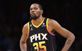 Kevin Durant, durante un partido.