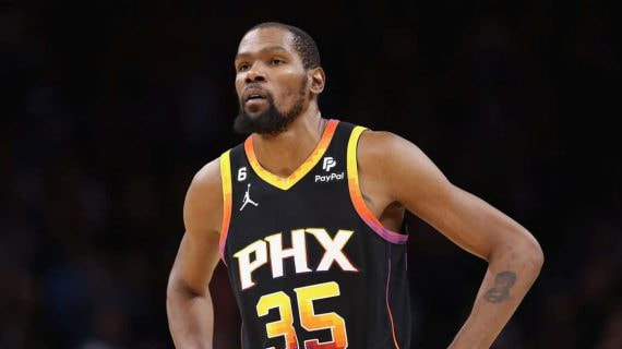 Kevin Durant, durante un partido.