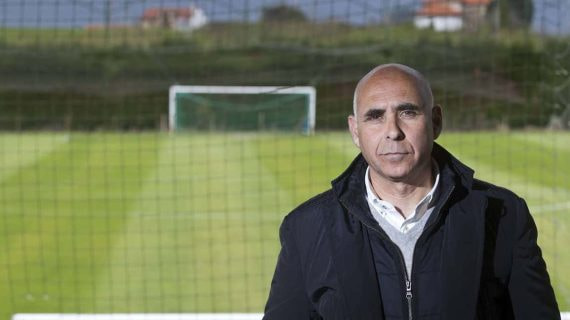 Manolo Higuera, durante su anterior etapa como presidente del Racing.