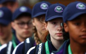 Los recogepelotas de Wimbledon entrenan desde febrero hasta julio.