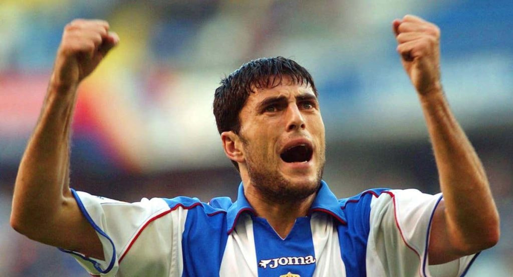 Diego Tristán, máximo goleador de la historia del Deportivo de la Coruña.