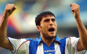 Diego Tristán, máximo goleador de la historia del Deportivo de la Coruña.