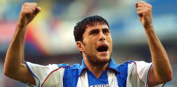 Diego Tristán, máximo goleador de la historia del Deportivo de la Coruña.
