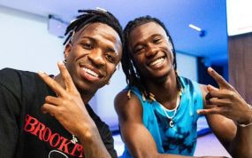 Vinicius y Camavinga durante sus vacaciones en Rio de Janeiro.