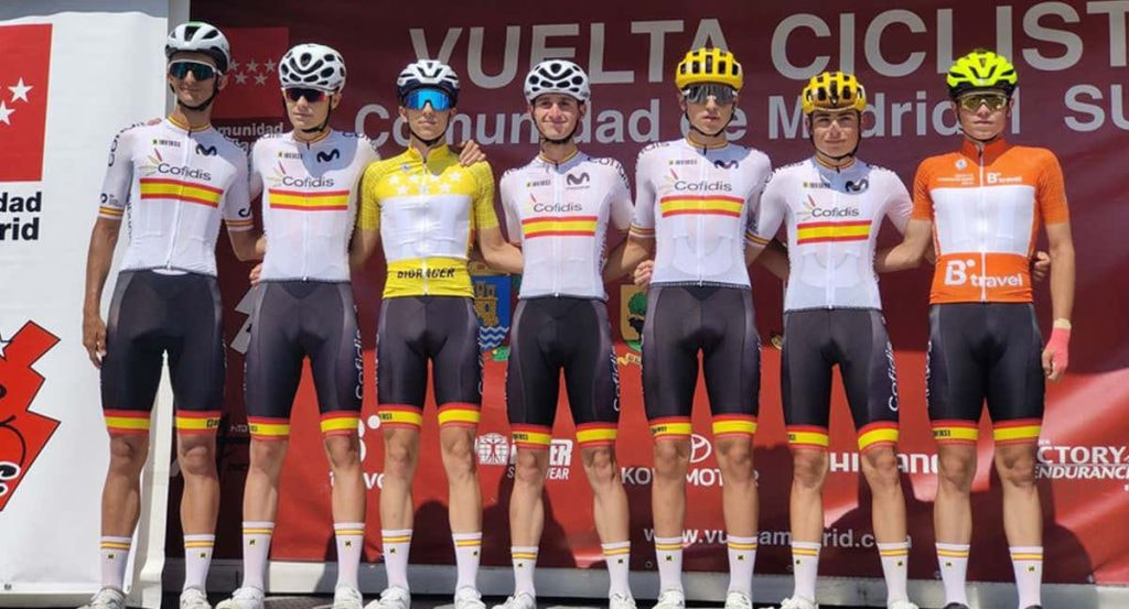 La selección española juvenil que participó (y brilló) en la Vuelta a Madrid sub23.