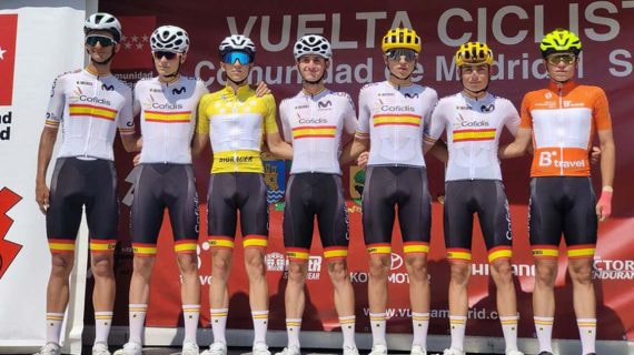La selección española juvenil que participó (y brilló) en la Vuelta a Madrid sub23.
