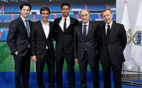 Solari, Raúl, Bellingham, Pirri y Butragueño.