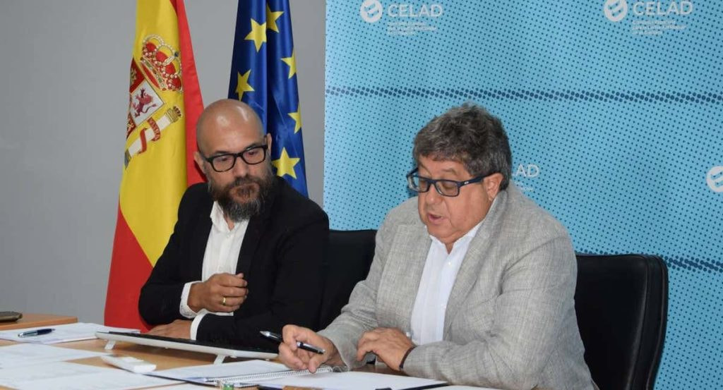 Ramón Sánchez Gálvez y José Luis Terreros, secretario general y director respectivamente de la Comisión Española de la Lucha Antidopaje en el Deporte (CELAD).