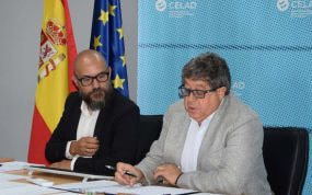 Ramón Sánchez Gálvez y José Luis Terreros, secretario general y director respectivamente de la Comisión Española de la Lucha Antidopaje en el Deporte (CELAD).