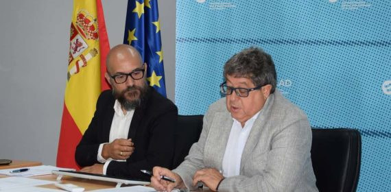 Ramón Sánchez Gálvez y José Luis Terreros, secretario general y director respectivamente de la Comisión Española de la Lucha Antidopaje en el Deporte (CELAD).